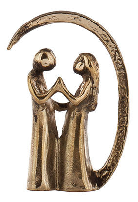 Miniatuur brons - geliefden