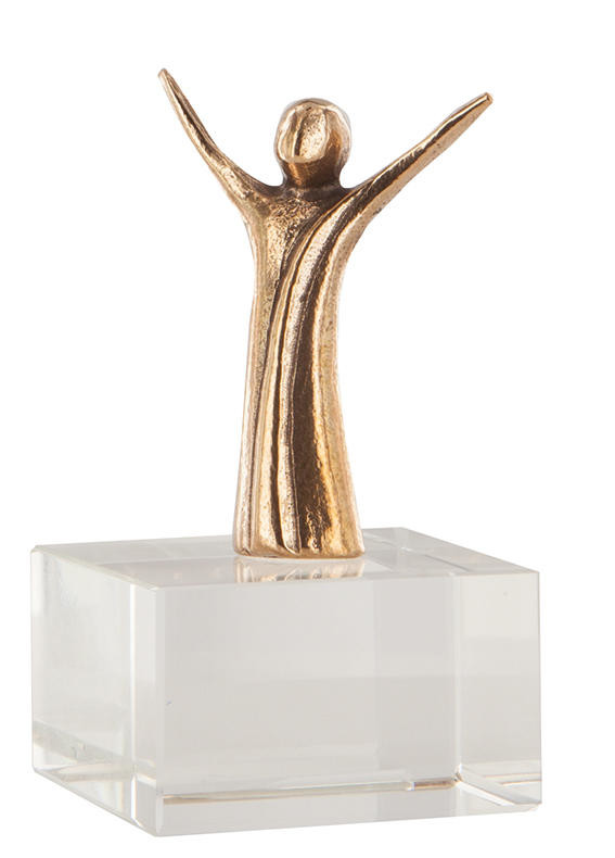 Bronzen figuur - Geluk