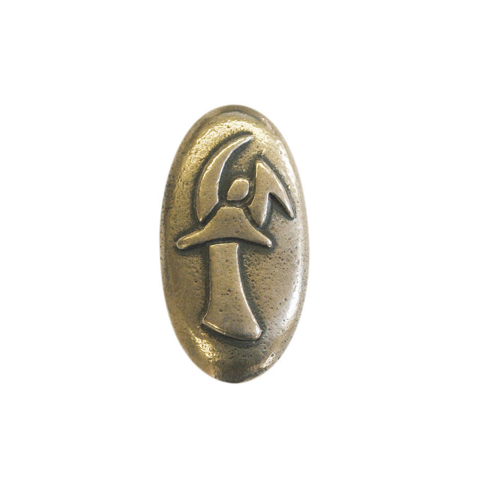 Handenvleier brons - engel