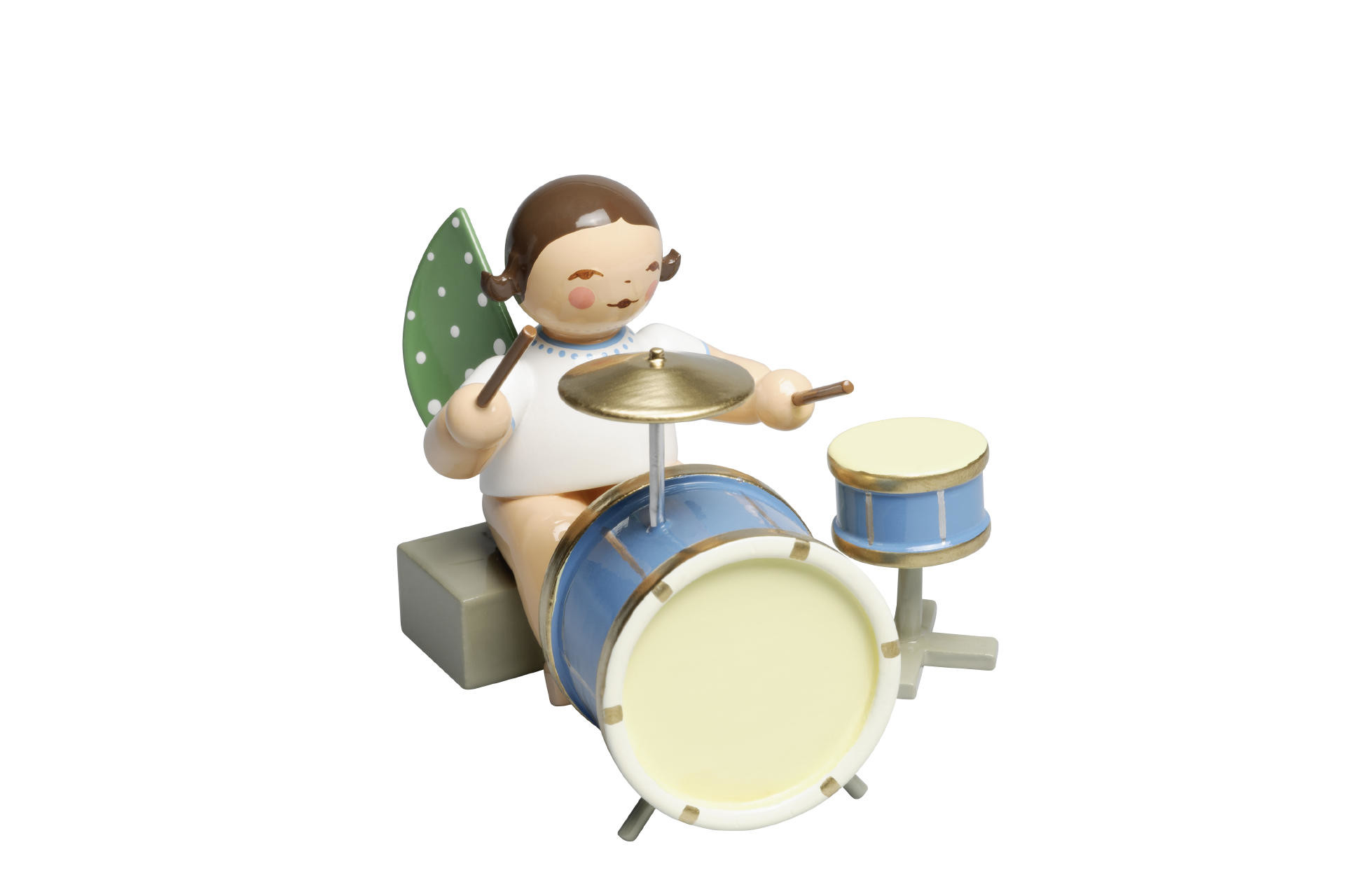 Engel met drumstel