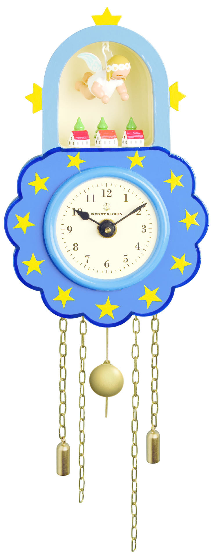 Wandklok - blauw