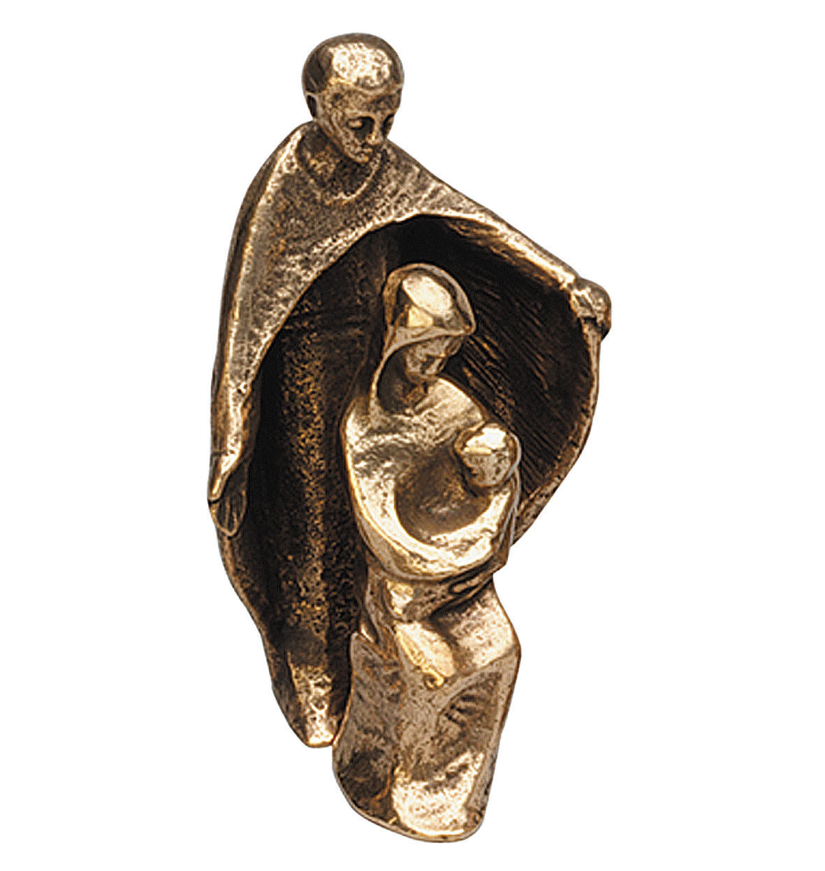 Kerstgroep brons - 14 cm